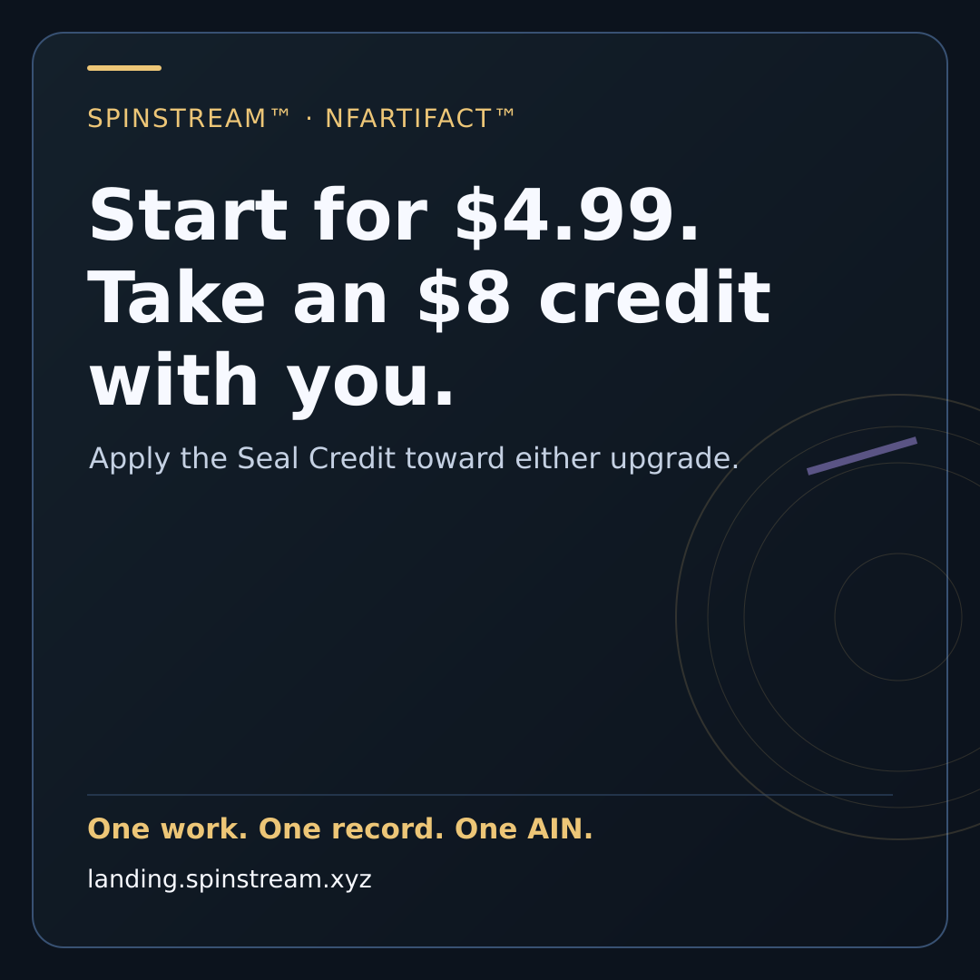 Campaign 04 · Seal Credit artwork