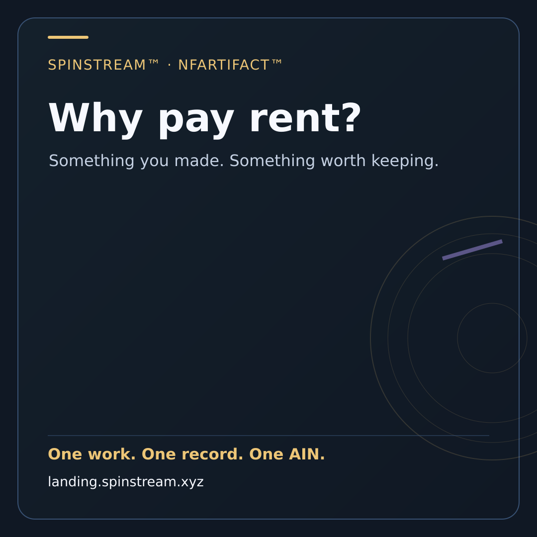 Day 05 · Why pay rent? artwork